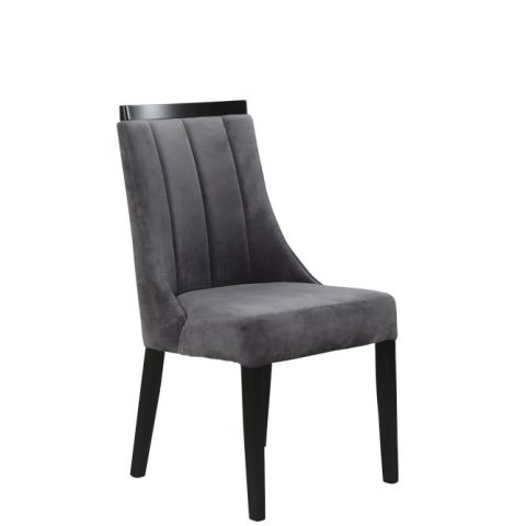 Forte KRZESŁO KR0154-DRE-BLL14 EKIKEN Szary / Czarny materiał: tkanina, drewno Forte KRZESŁO KR0154-DRE-BLL14 EKIKEN Szary / Czarny materiał: tkanina, drewno