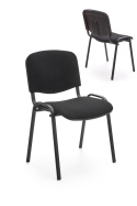 Halmar ISO krzesło, czarny, OBAN EF019 krzesło konferencyjne sztaplowanie materiał: stal lakierowana proszkowo / tkanina Halmar ISO krzesło, czarny, OBAN EF019 krzesło konferencyjne sztaplowanie materiał: stal lakierowana proszkowo / tkanina