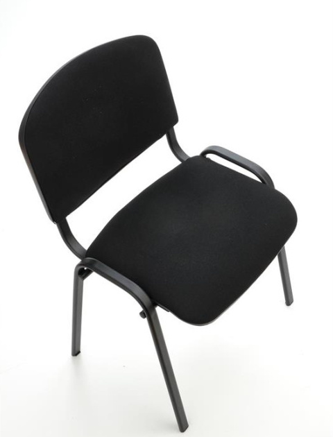 Halmar ISO krzesło, czarny, OBAN EF019 krzesło konferencyjne sztaplowanie materiał: stal lakierowana proszkowo / tkanina Halmar ISO krzesło, czarny, OBAN EF019 krzesło konferencyjne sztaplowanie materiał: stal lakierowana proszkowo / tkanina