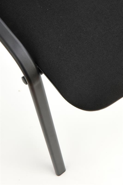 Halmar ISO krzesło, czarny, OBAN EF019 krzesło konferencyjne sztaplowanie materiał: stal lakierowana proszkowo / tkanina Halmar ISO krzesło, czarny, OBAN EF019 krzesło konferencyjne sztaplowanie materiał: stal lakierowana proszkowo / tkanina
