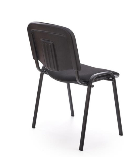Halmar ISO krzesło, czarny, OBAN EF019 krzesło konferencyjne sztaplowanie materiał: stal lakierowana proszkowo / tkanina Halmar ISO krzesło, czarny, OBAN EF019 krzesło konferencyjne sztaplowanie materiał: stal lakierowana proszkowo / tkanina