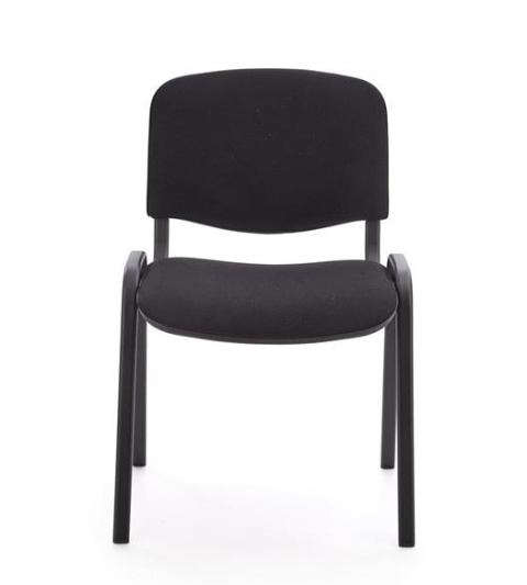 Halmar ISO krzesło, czarny, OBAN EF019 krzesło konferencyjne sztaplowanie materiał: stal lakierowana proszkowo / tkanina Halmar ISO krzesło, czarny, OBAN EF019 krzesło konferencyjne sztaplowanie materiał: stal lakierowana proszkowo / tkanina