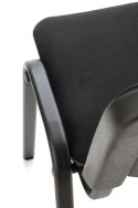 Halmar ISO krzesło, czarny, OBAN EF019 krzesło konferencyjne sztaplowanie materiał: stal lakierowana proszkowo / tkanina Halmar ISO krzesło, czarny, OBAN EF019 krzesło konferencyjne sztaplowanie materiał: stal lakierowana proszkowo / tkanina