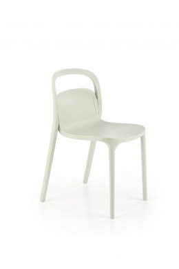 Halmar K490 krzesło plastik miętowy, można sztaplować