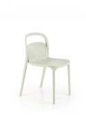 Halmar K490 krzesło plastik zielony, można sztaplować