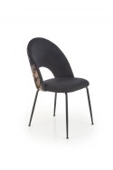 Halmar K505 krzesło wielobarwny, materiał: tkanina - velvet / stal malowana proszkowo Halmar K505 krzesło wielobarwny, materiał: tkanina - velvet / stal malowana proszkowo