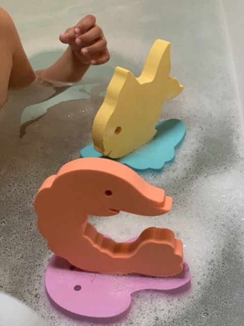 MOES Moes Zabawki do Kąpieli Waterfun Pastel 6 szt MOES Moes Zabawki do Kąpieli Waterfun Pastel 6 szt