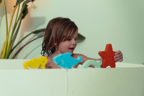 MOES Moes Zabawki do Kąpieli Waterfun Rainbow 6 szt MOES Moes Zabawki do Kąpieli Waterfun Rainbow 6 szt