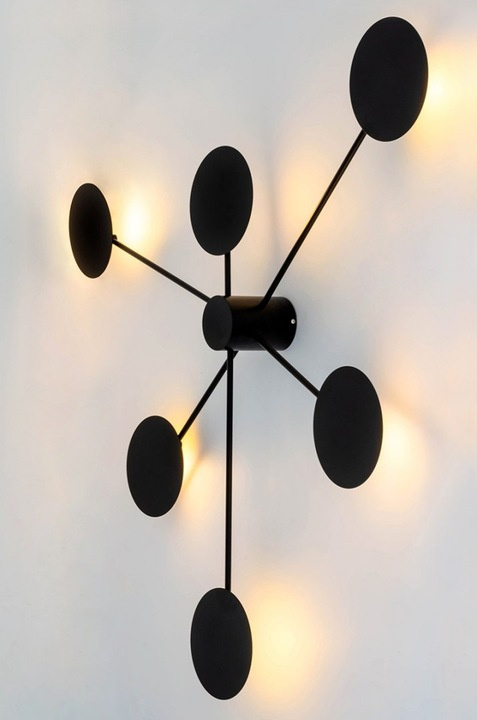 Moosee MOOSEE Kinkiet lampa ścienna Plafon LED SHADOW 6 czarna metal aluminium można zainstalować na suficie jako plafon Moosee MOOSEE Kinkiet lampa ścienna Plafon LED SHADOW 6 czarna metal aluminium można zainstalować na suficie jako plafon