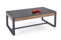 ŁAWA PROSTOKĄTNA 121x61 SPIEK czarny marmur / MDF orzechowy RAMONA HALMAR STELAŻ METALOWY CZARNY DO SALONU DO POKOJU ŁAWA PROSTOKĄTNA 121x61 SPIEK czarny marmur / MDF orzechowy RAMONA HALMAR STELAŻ METALOWY CZARNY DO SALONU DO POKOJU
