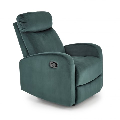 Halmar WONDER fotel rozkładany z funkcja kołyski, ciemno zielony, tkanina velvet Halmar WONDER fotel rozkładany z funkcja kołyski, ciemno zielony, tkanina velvet