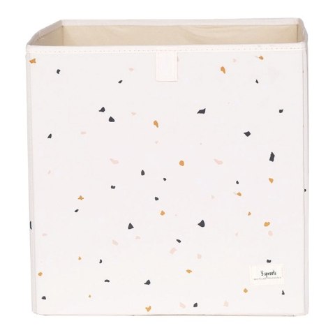 3 Sprouts 3 Sprouts Pudełko na Zabawki Recycled Terrazzo Cream