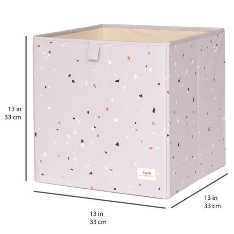 3 Sprouts 3 Sprouts Pudełko na Zabawki Recycled Terrazzo Light Gray 3 Sprouts 3 Sprouts Pudełko na Zabawki Recycled Terrazzo Light Gray