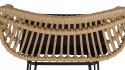 HOKER KRZESŁO BAROWE H105 HALMAR RATTAN syntetyczny NATURALNY PODUSZKA tkanina / STELAŻ STAL malowana proszkowo CZARNY HOKER KRZESŁO BAROWE H105 HALMAR RATTAN syntetyczny NATURALNY PODUSZKA tkanina / STELAŻ STAL malowana proszkowo CZARNY