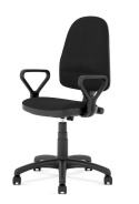 Halmar BRAVO fotel obrotowy biurowy, czarny, OBAN EF019, materiał: tkanina