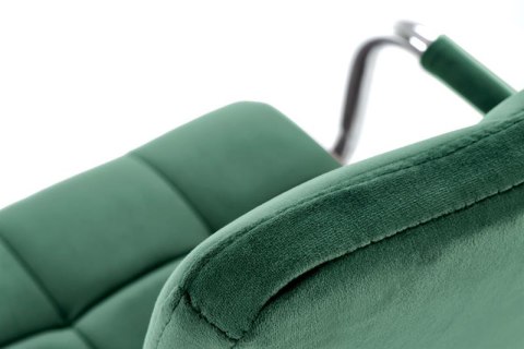 Halmar GONZO 4 fotel do biurka obrotowy młodzieżowy ciemny zielony velvet, stal chromowana TILT Halmar GONZO 4 fotel do biurka obrotowy młodzieżowy ciemny zielony velvet, stal chromowana TILT