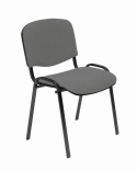 Halmar ISO krzesło konferencyjne popielaty, czarny, OBAN EF031 materiał: stal lakierowana proszkowo / tkanina Halmar ISO krzesło konferencyjne popielaty, czarny, OBAN EF031 materiał: stal lakierowana proszkowo / tkanina