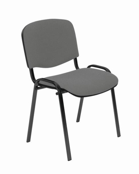 Halmar ISO krzesło konferencyjne popielaty, czarny, OBAN EF031 materiał: stal lakierowana proszkowo / tkanina Halmar ISO krzesło konferencyjne popielaty, czarny, OBAN EF031 materiał: stal lakierowana proszkowo / tkanina