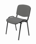 Halmar ISO krzesło konferencyjne popielaty, czarny, OBAN EF031 materiał: stal lakierowana proszkowo / tkanina Halmar ISO krzesło konferencyjne popielaty, czarny, OBAN EF031 materiał: stal lakierowana proszkowo / tkanina