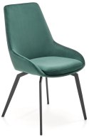 Halmar K479 krzesło ciemny zielony, tkanina - velvet / metal Halmar K479 krzesło ciemny zielony, tkanina - velvet / metal