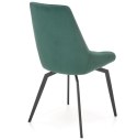 Halmar K479 krzesło ciemny zielony, tkanina - velvet / metal Halmar K479 krzesło ciemny zielony, tkanina - velvet / metal