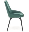 Halmar K479 krzesło ciemny zielony, tkanina - velvet / metal Halmar K479 krzesło ciemny zielony, tkanina - velvet / metal