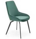 Halmar K479 krzesło ciemny zielony, tkanina - velvet / metal Halmar K479 krzesło ciemny zielony, tkanina - velvet / metal