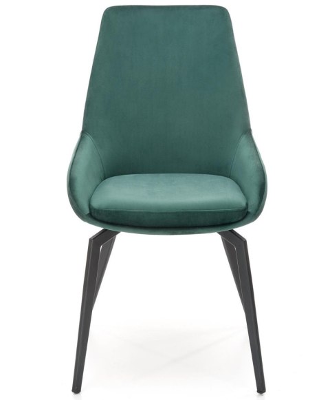 Halmar K479 krzesło ciemny zielony, tkanina - velvet / metal Halmar K479 krzesło ciemny zielony, tkanina - velvet / metal