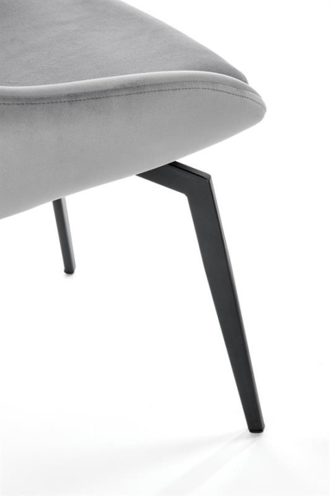 Halmar K479 krzesło do jadalni popiel materiał: tkanina - velvet / stal malowana Halmar K479 krzesło do jadalni popiel materiał: tkanina - velvet / stal malowana
