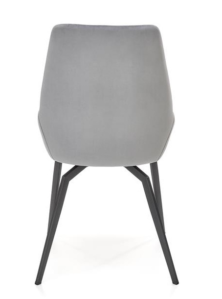 Halmar K479 krzesło do jadalni popiel materiał: tkanina - velvet / stal malowana Halmar K479 krzesło do jadalni popiel materiał: tkanina - velvet / stal malowana
