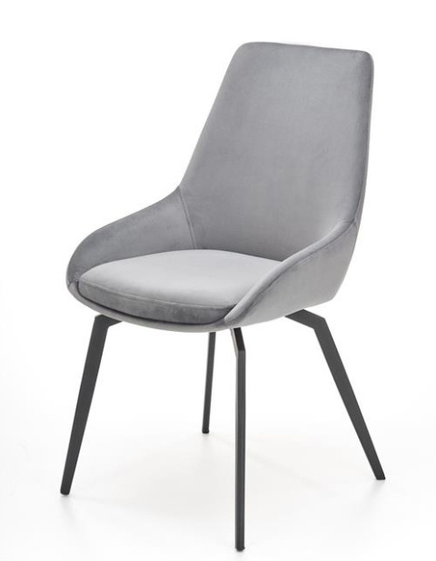 Halmar K479 krzesło do jadalni popiel materiał: tkanina - velvet / stal malowana Halmar K479 krzesło do jadalni popiel materiał: tkanina - velvet / stal malowana
