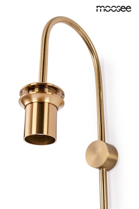 LAMPA ŚCIENNA KINKIET SLACK metal ZŁOTY podłużny KLOSZ SZKLANY BIAŁY E27 Moosee MOOSEE do domu i przestrzeni publicznej LAMPA ŚCIENNA KINKIET SLACK metal ZŁOTY podłużny KLOSZ SZKLANY BIAŁY E27 Moosee MOOSEE do domu i przestrzeni publicznej