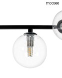 LAMPA WISZĄCA ALURE LINE TWIN 90 metal CZARNA standartowe KLOSZE G9 połączone z obręczą LED szkło TRANSPARENTNE Moosee MOOSEE LAMPA WISZĄCA ALURE LINE TWIN 90 metal CZARNA standartowe KLOSZE G9 połączone z obręczą LED szkło TRANSPARENTNE Moosee MOOSEE