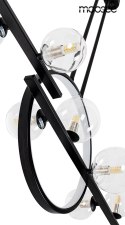 LAMPA WISZĄCA ALURE LINE TWIN 90 metal CZARNA standartowe KLOSZE G9 połączone z obręczą LED szkło TRANSPARENTNE Moosee MOOSEE LAMPA WISZĄCA ALURE LINE TWIN 90 metal CZARNA standartowe KLOSZE G9 połączone z obręczą LED szkło TRANSPARENTNE Moosee MOOSEE