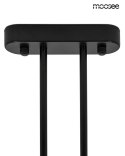 LAMPA WISZĄCA ALURE LINE TWIN 90 metal CZARNA standartowe KLOSZE G9 połączone z obręczą LED szkło TRANSPARENTNE Moosee MOOSEE LAMPA WISZĄCA ALURE LINE TWIN 90 metal CZARNA standartowe KLOSZE G9 połączone z obręczą LED szkło TRANSPARENTNE Moosee MOOSEE