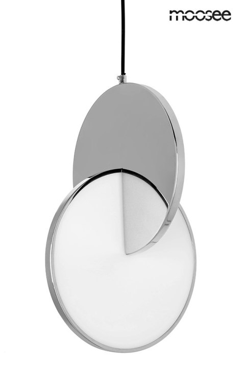 LAMPA WISZĄCA LED DISCO Moosee MOOSEE SREBRNA STAL POLEROWANA do wnętrz mieszkalnych lub restauracyjno hotelowych LAMPA WISZĄCA LED DISCO Moosee MOOSEE SREBRNA STAL POLEROWANA do wnętrz mieszkalnych lub restauracyjno hotelowych