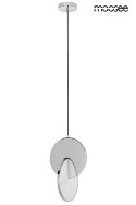 LAMPA WISZĄCA LED DISCO Moosee MOOSEE SREBRNA STAL POLEROWANA do wnętrz mieszkalnych lub restauracyjno hotelowych LAMPA WISZĄCA LED DISCO Moosee MOOSEE SREBRNA STAL POLEROWANA do wnętrz mieszkalnych lub restauracyjno hotelowych