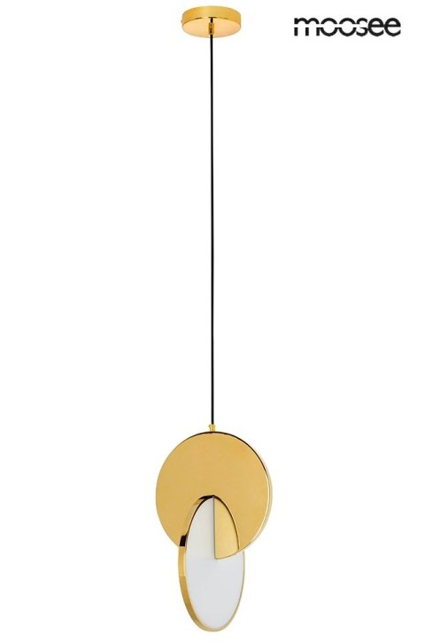Moosee MOOSEE lampa wisząca LED DISCO złota stal polerowana do wnętrz mieszkalnych lub restauracyjno hotelowych Moosee MOOSEE lampa wisząca LED DISCO złota stal polerowana do wnętrz mieszkalnych lub restauracyjno hotelowych
