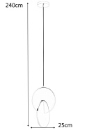 LAMPA WISZĄCA LED DISCO Moosee MOOSEE SREBRNA STAL POLEROWANA do wnętrz mieszkalnych lub restauracyjno hotelowych LAMPA WISZĄCA LED DISCO Moosee MOOSEE SREBRNA STAL POLEROWANA do wnętrz mieszkalnych lub restauracyjno hotelowych