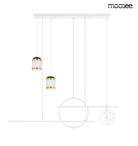 Moosee MOOSEE lampa wisząca LED STARS biała metalowa niezależne od siebie żródła światła zapewnią dekoracyjne delikatne światło Moosee MOOSEE lampa wisząca LED STARS biała metalowa niezależne od siebie żródła światła zapewnią dekoracyjne delikatne światło