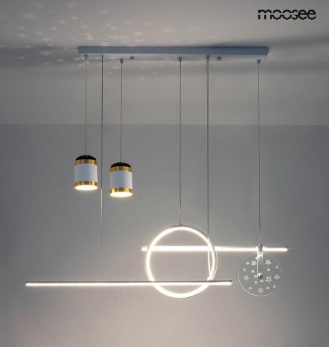 Moosee MOOSEE lampa wisząca LED STARS biała metalowa niezależne od siebie żródła światła zapewnią dekoracyjne delikatne światło Moosee MOOSEE lampa wisząca LED STARS biała metalowa niezależne od siebie żródła światła zapewnią dekoracyjne delikatne światło