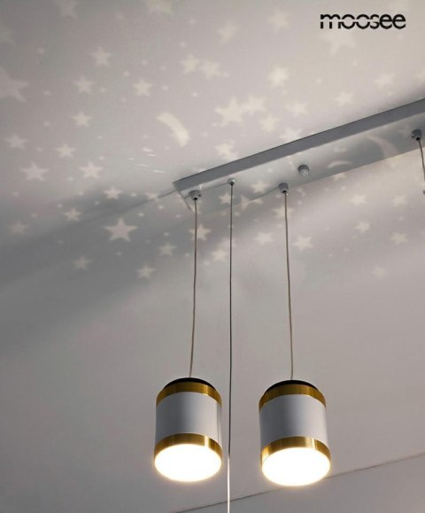 Moosee MOOSEE lampa wisząca LED STARS biała metalowa niezależne od siebie żródła światła zapewnią dekoracyjne delikatne światło Moosee MOOSEE lampa wisząca LED STARS biała metalowa niezależne od siebie żródła światła zapewnią dekoracyjne delikatne światło