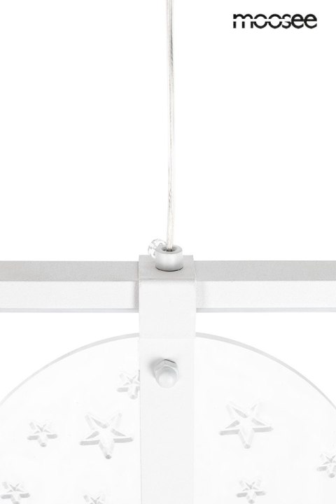 Moosee MOOSEE lampa wisząca LED STARS biała metalowa niezależne od siebie żródła światła zapewnią dekoracyjne delikatne światło Moosee MOOSEE lampa wisząca LED STARS biała metalowa niezależne od siebie żródła światła zapewnią dekoracyjne delikatne światło