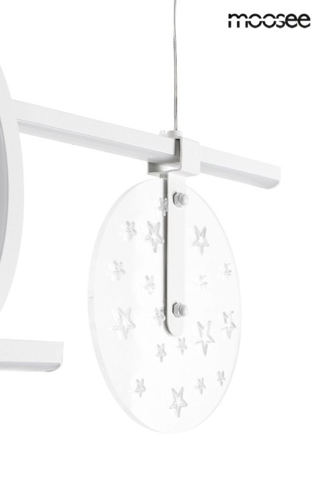 Moosee MOOSEE lampa wisząca LED STARS biała metalowa niezależne od siebie żródła światła zapewnią dekoracyjne delikatne światło Moosee MOOSEE lampa wisząca LED STARS biała metalowa niezależne od siebie żródła światła zapewnią dekoracyjne delikatne światło