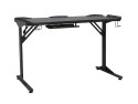 BIURKO B-216 CZARNE BLAT PŁYTA LAMINOWANA STELAŻ METAL SIGNAL OŚWIETLENIE LED UCHWYT NA KUBEK SŁUCHAWKI ORGANIZER NA KABLE BIURKO B-216 CZARNE BLAT PŁYTA LAMINOWANA STELAŻ METAL SIGNAL OŚWIETLENIE LED UCHWYT NA KUBEK SŁUCHAWKI ORGANIZER NA KABLE