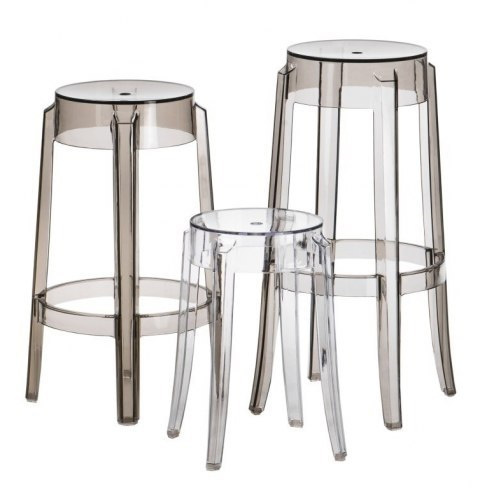 HOKER STOŁEK BAROWY niski Duch D2.DESIGN SZARY TRANSPARENTNY 66cm TWORZYWO lekki i wygodny HOKER STOŁEK BAROWY niski Duch D2.DESIGN SZARY TRANSPARENTNY 66cm TWORZYWO lekki i wygodny