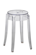 STOŁEK TABORET Duch D2.DESIGN TRANSPARENTNY 46cm TWORZYWO stabilny i wygodny STOŁEK TABORET Duch D2.DESIGN TRANSPARENTNY 46cm TWORZYWO stabilny i wygodny