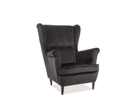 FOTEL LORD VELVET J. SZARY BLUVEL 03 / WENGE FOTEL LORD VELVET J. SZARY BLUVEL 03 / WENGE