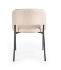 Halmar K373 krzesło beżowy materiał: tkanina / stal malowana proszkowo