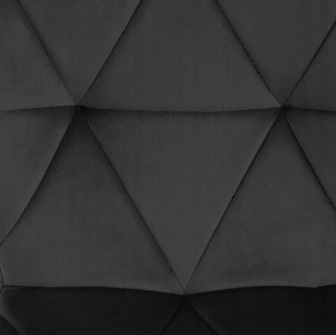 Halmar K453 krzesło do jadalni czarny, tkanina velvet / stal malowana Halmar K453 krzesło do jadalni czarny, tkanina velvet / stal malowana